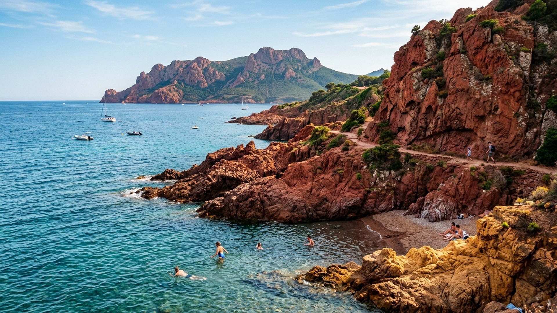 Frejus et Saint-Raphael : Esterel rouge et patrimoine romain