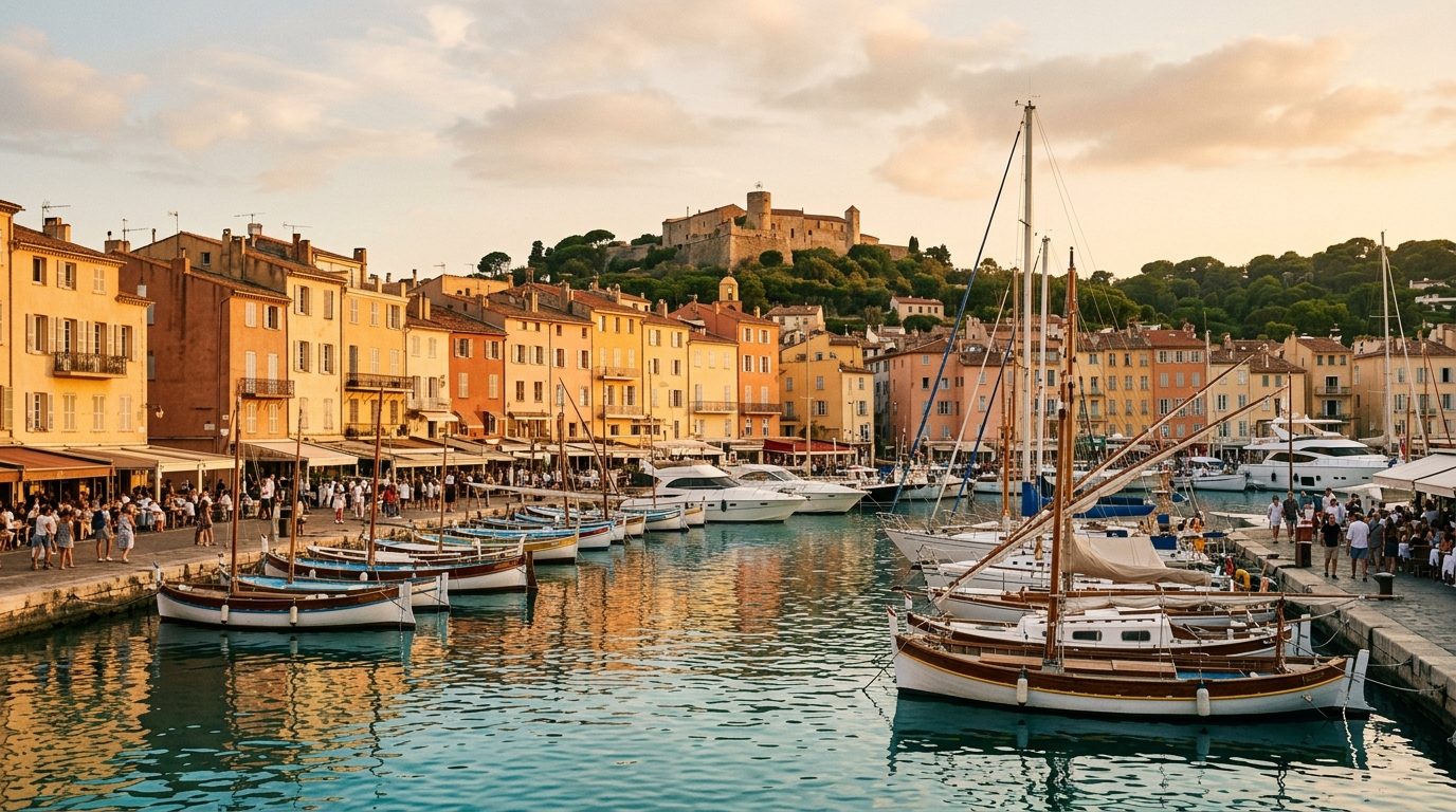 Saint-Tropez et golfe : port, Pampelonne, Ramatuelle